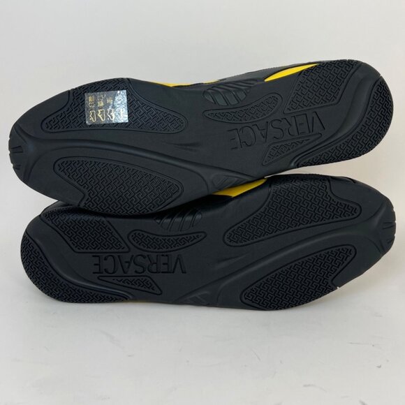 Versace Galaxia Men Sneakers Yellow Black Men Size 46 US13 main image 7